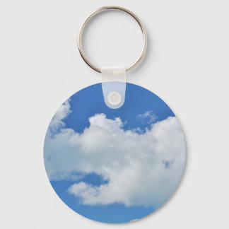 sunny cloud key ring