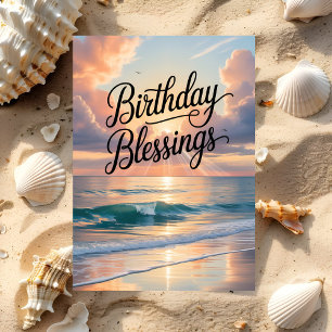 Sunny Coast Birthday Wishes Card