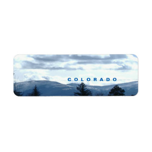 Sunny Colorado Return Address Labels