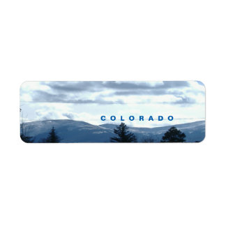 Sunny Colorado Return Address Labels
