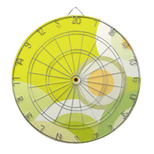 Sunny colours dartboard