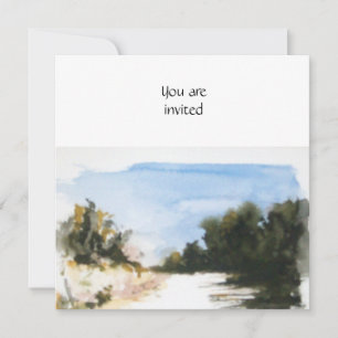 SUNNY COUNTRYSIDE IN TUSCANY INVITATION