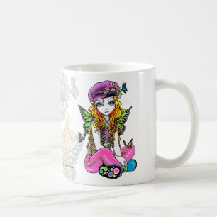 "Sunny" Cute Rainbow Butterfly Fairy Mug