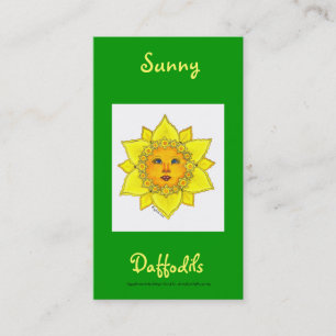 Sunny Daffodil Series #4 Business Card
