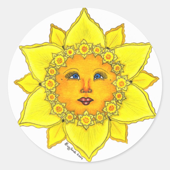 Sunny Daffodil - Stickers (Front)