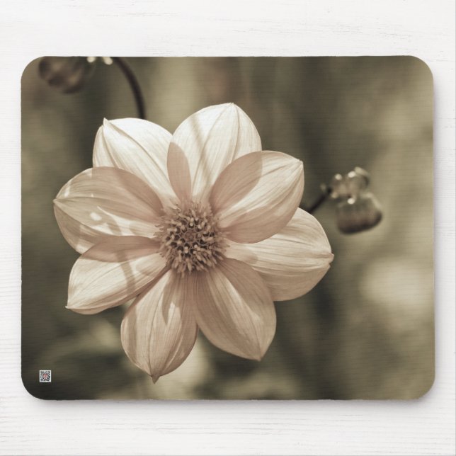 Sunny Dahlia Mouse Mat (Front)
