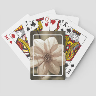 Sunny Dahlia Playing Cards
