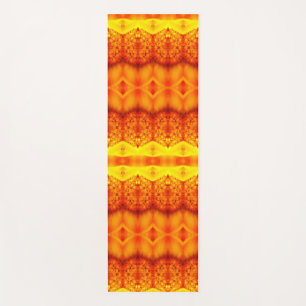 Sunny Daisy Ikat 3 Recoleta Yoga Mat