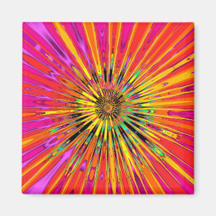Sunny Day Fractal Magnet