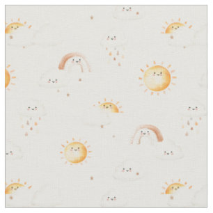 Sunny day happy weather sunshine fabric