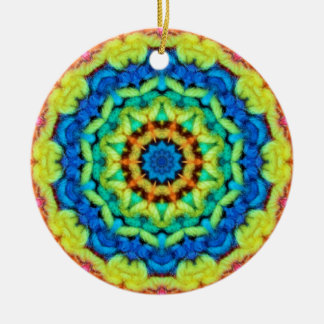 Sunny Day Kaleidoscope Ceramic Tree Decoration