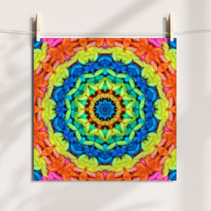 Sunny Day Kaleidoscope Poster