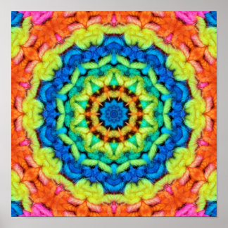 Sunny Day Kaleidoscope Poster
