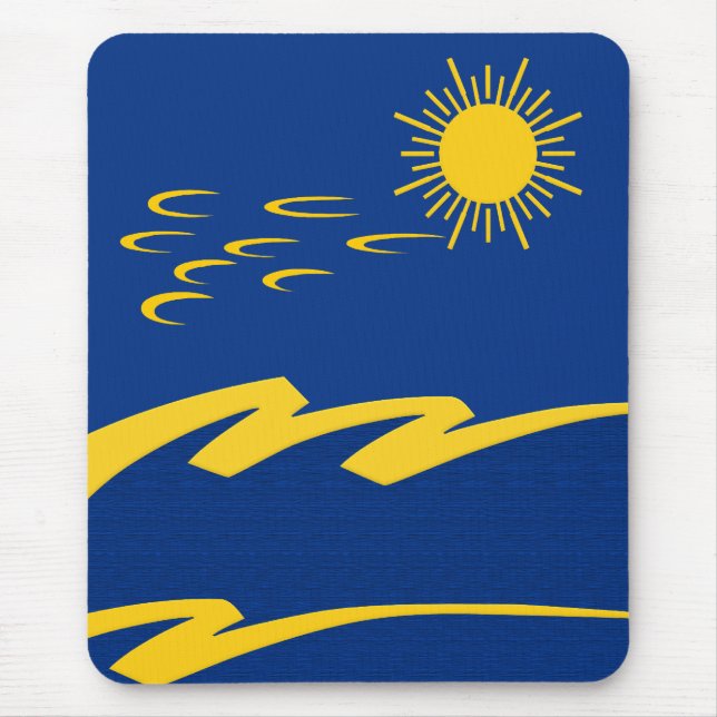 Sunny Day mousepad, customize Mouse Mat (Front)