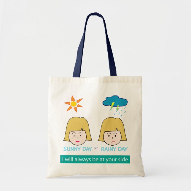 Sunny Day, Rainy Day Tote Bag (Front)