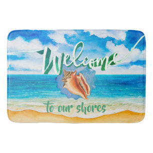Sunny Day Seabreeze Welcome Bath Mat