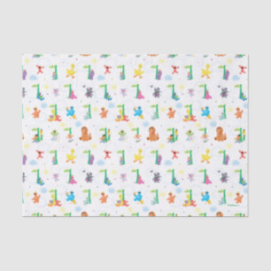 Sunny Day Sesame Street Pattern Tissue Paper