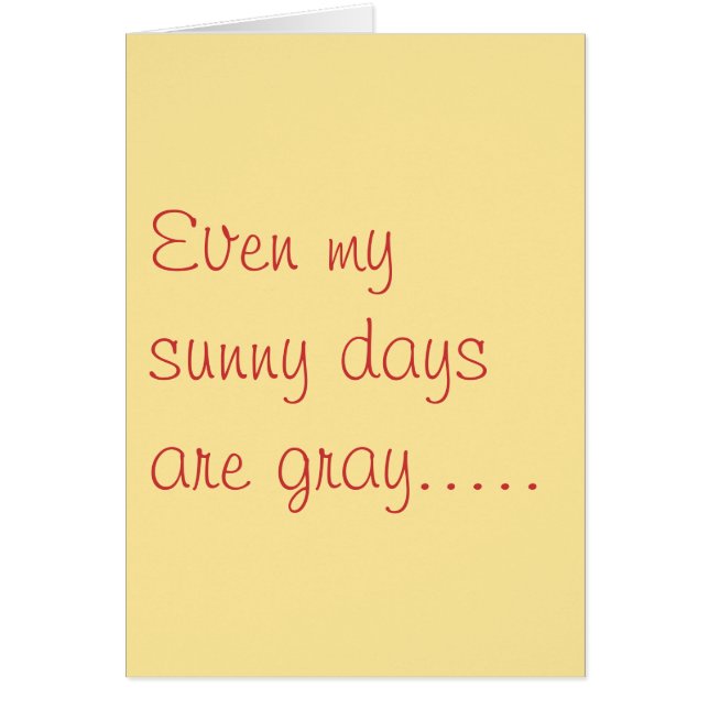 Sunny days (Front)