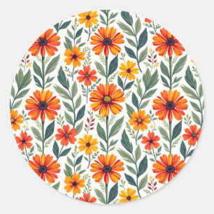 Sunny Days Classic Round Sticker