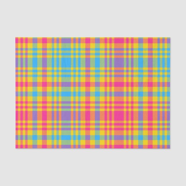 Sunny Days Plaid Tissue Paper (Front)