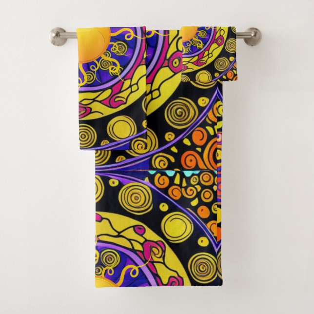 Sunny Daze Bath Towel Set (Insitu)