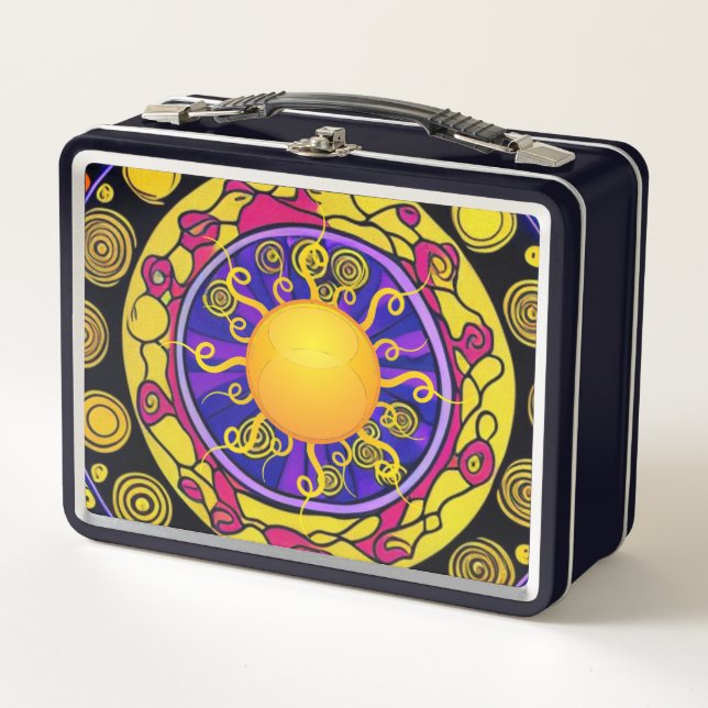 Sunny Daze Metal Lunch Box (Front)