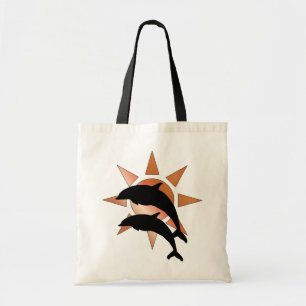 Sunny Dolphin Tote Bag