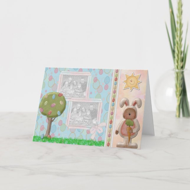 Sunny Easter Double Photo Frame Card TBA 3/18/09 (Front)