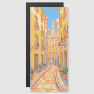 Sunny European Street Cosy Architecture