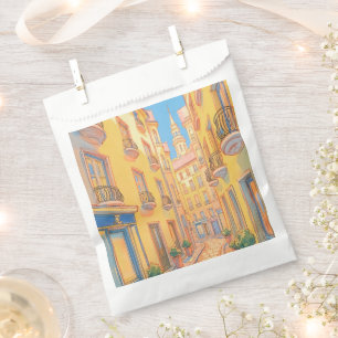 Sunny European Street Favour Bag Cosy Architecture