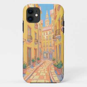 Sunny European Street iPhone Case – Travel Art
