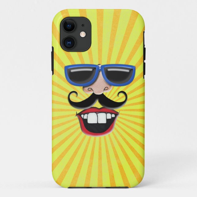 Sunny Face Case-Mate iPhone Case (Back)