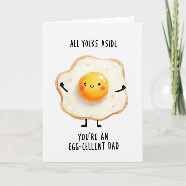 Sunny Fathers Day Breakfast Card (Front)