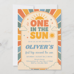 Sunny First Birthday Celebration Invitation
