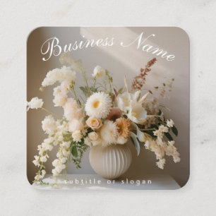 Sunny floral Chic Boho Business Card