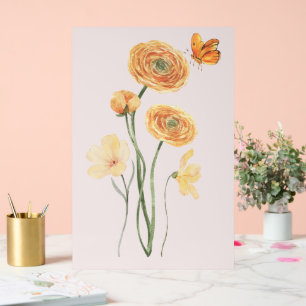 Sunny Floral Delight, Value Poster Paper (matte)