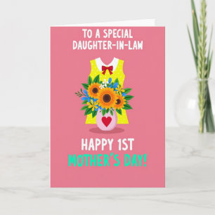 Sunny Floral Mothers Day Card