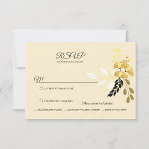 Sunny Floral RSVP