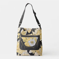 Sunny Floral Touch Purse AI art 