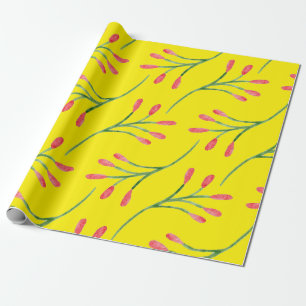 Sunny Floral Wrapping Paper