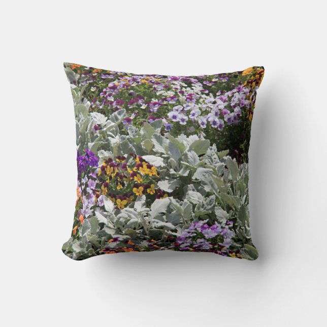 Sunny Flower Garden Cushion (Front)