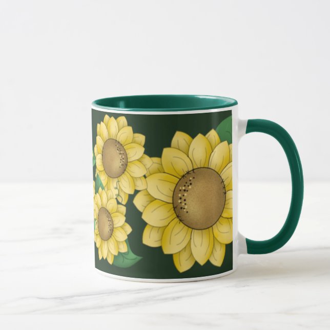 Sunny Flowers Mug (Right)