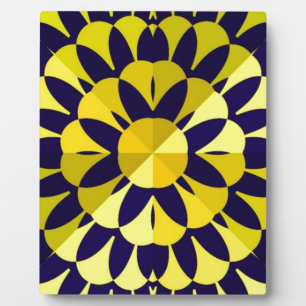 Sunny Fractal Art Plaque