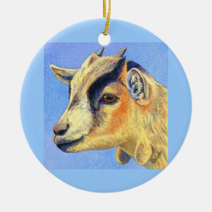 "Sunny Goat" - Pygmy Goat Ornament