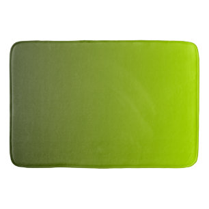 Sunny Green Forest Green Warm Colours Bath Mat