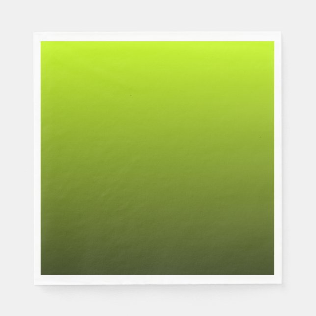 Sunny Green Forest Green Warm Colours Napkin (Front)