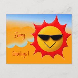 Sunny Greetings Postcard