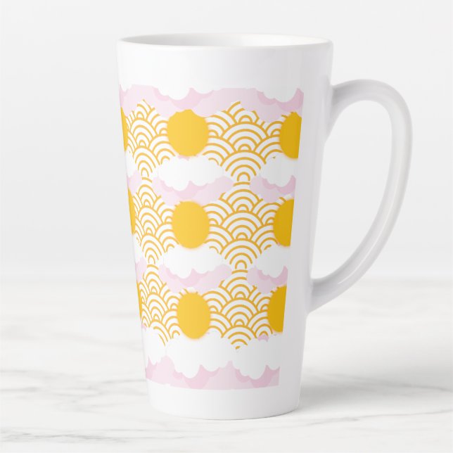 Sunny Happy Brighten Your Mornings & Kitchen Latte Mug (Right)
