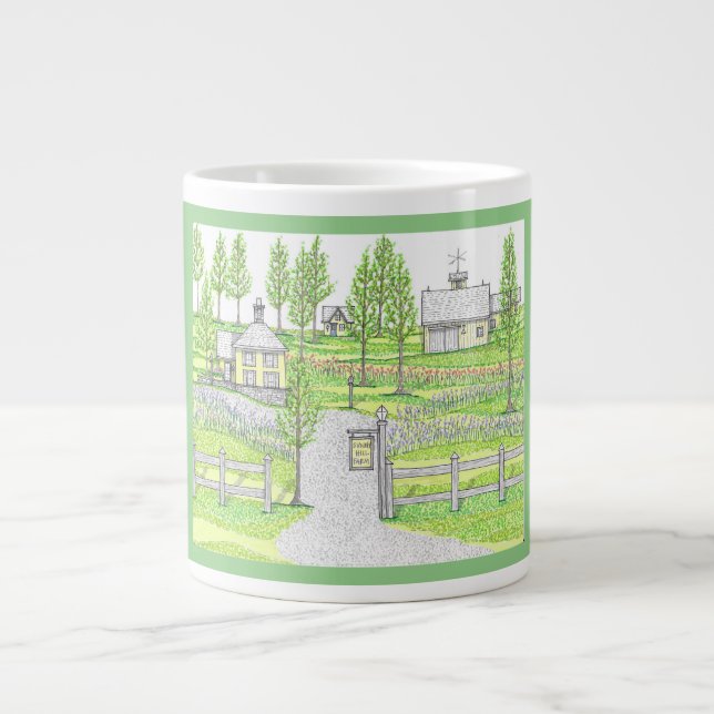 Sunny Hill Farm Green Jumbo Mug (Front)