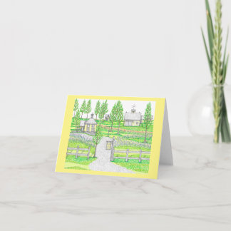 Sunny Hill Farm Yellow Notecards